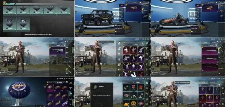 PGM495 42 Outfit Sets, Night Fright Pickup, Mythic Set, Multiple Skins, Emotes & Parachutes, 7-Year Old Account (G)